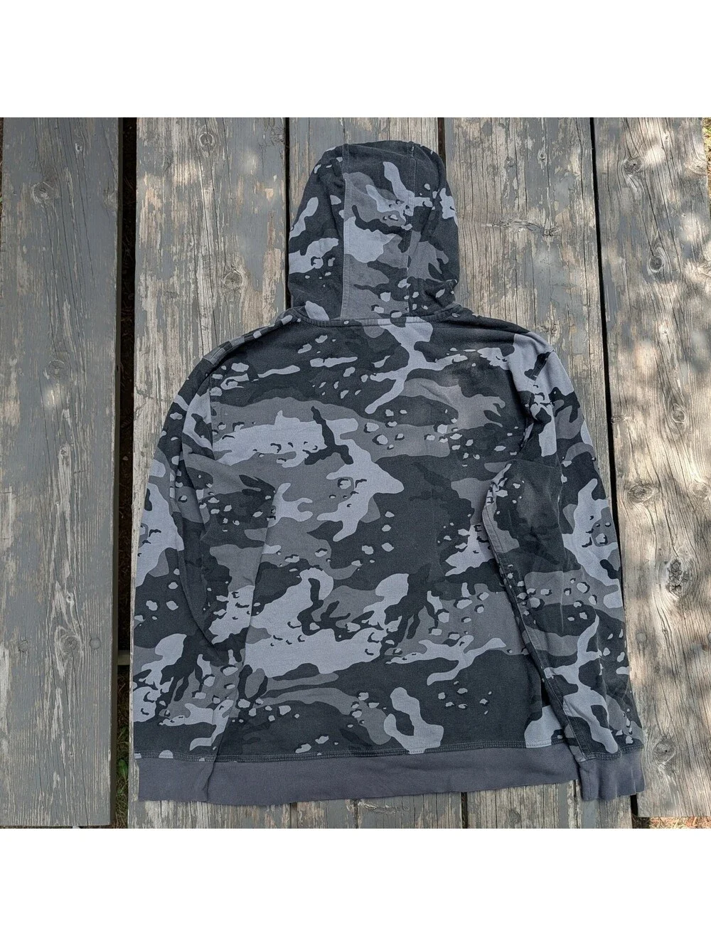 The North Face Camo Pullover Hoodie Men's XXL Grey Camouflage Gorpcore